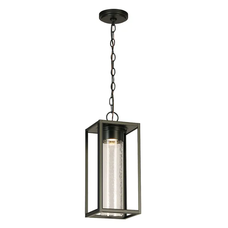 Walker Hill LED Outdoor Pendant Matte Black