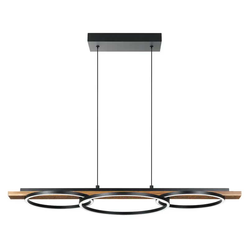 Boyal LED Pendant Brushed Pine Wood