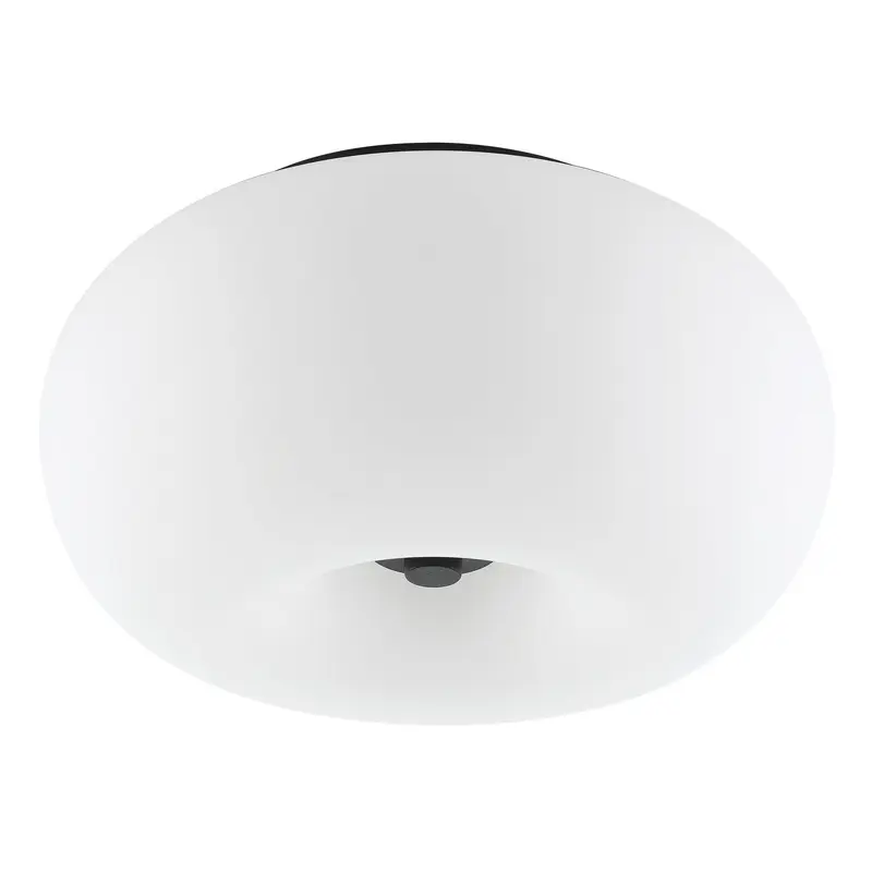 Optica LED Ceiling Mount Black