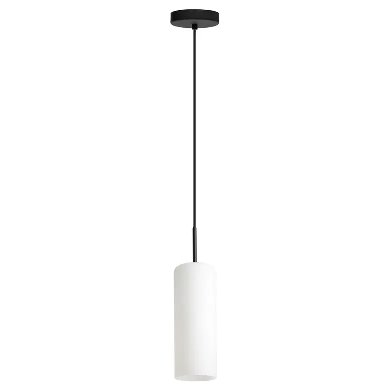 Troy 3 One Light Pendant Structured Black