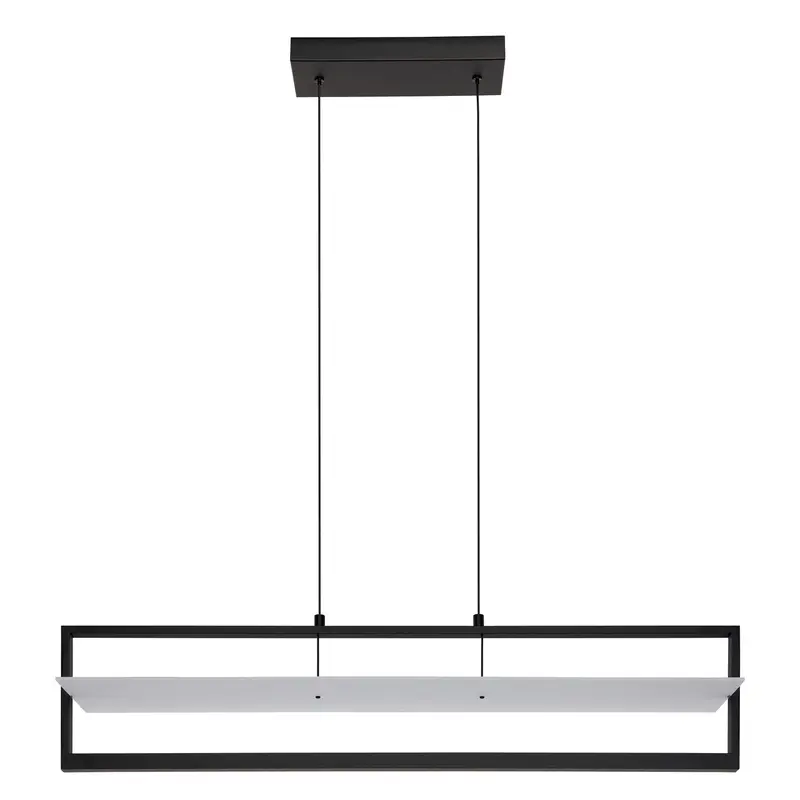 Farneta LED Linear Pendant Structured Black