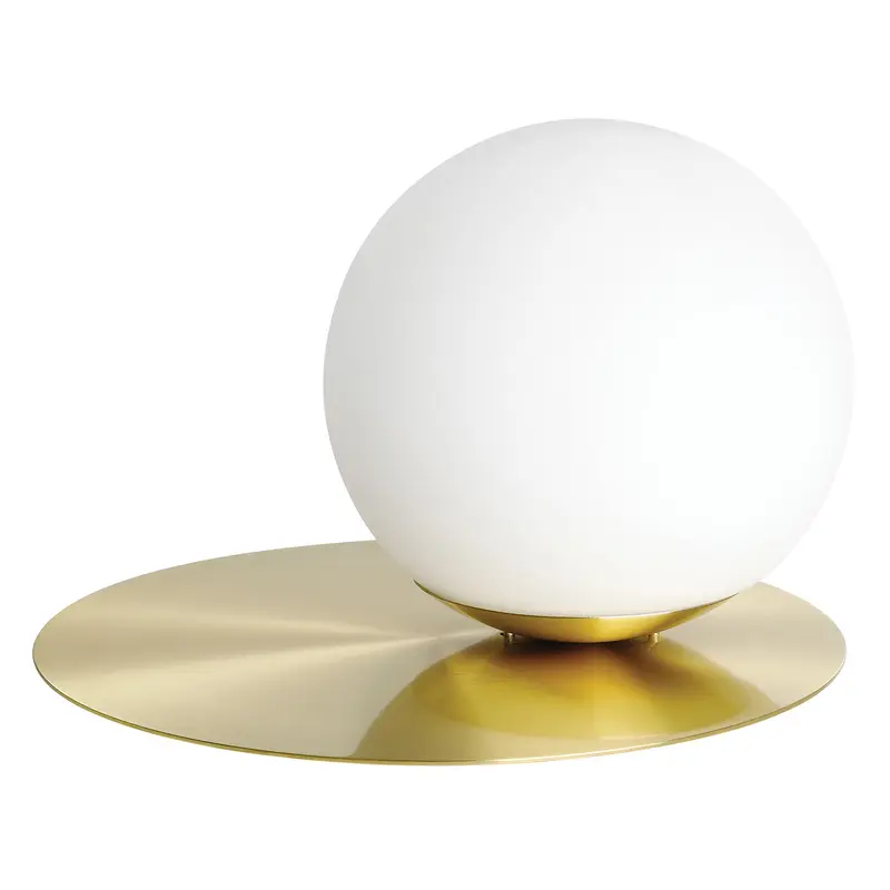 Arenales One Light Table Lamp Brushed Brass