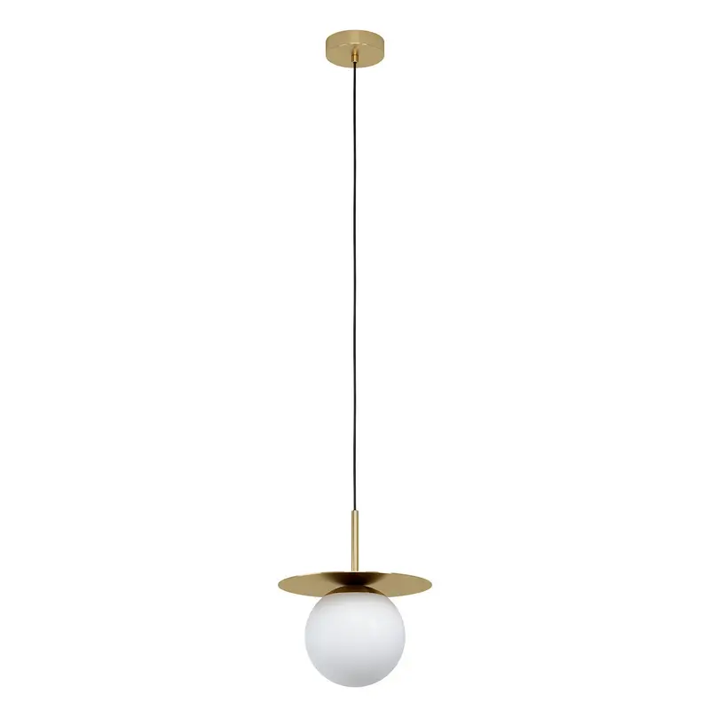 Arenales One Light Mini Pendant Brushed Brass