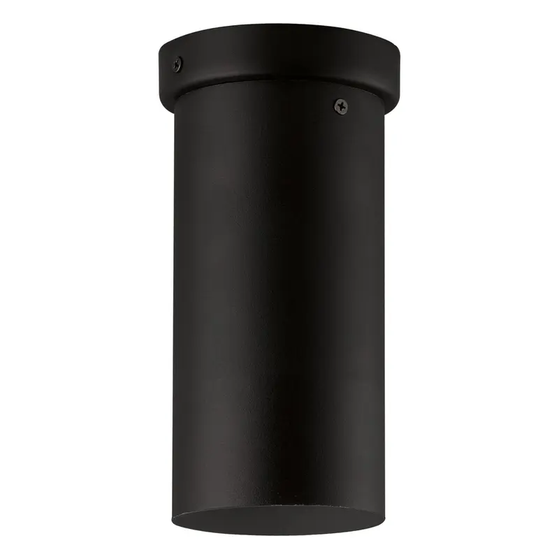 Tortoreto One Light Ceiling Mount Matte Black