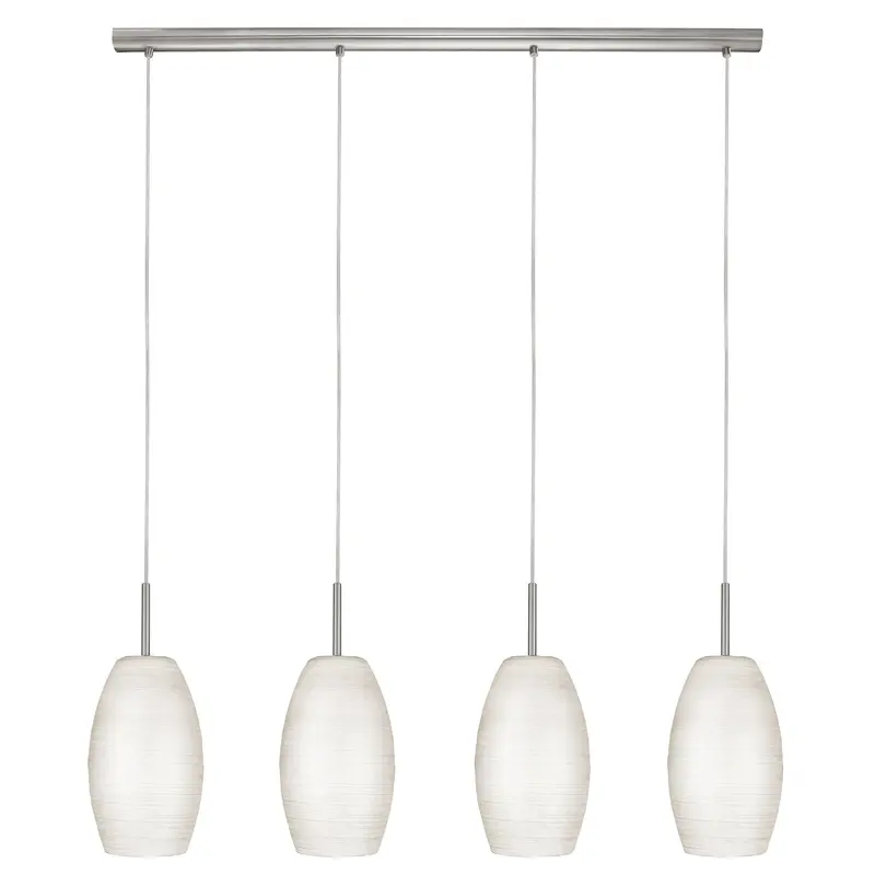 Batista 1 Four Light Linear Pendant Matte Nickel