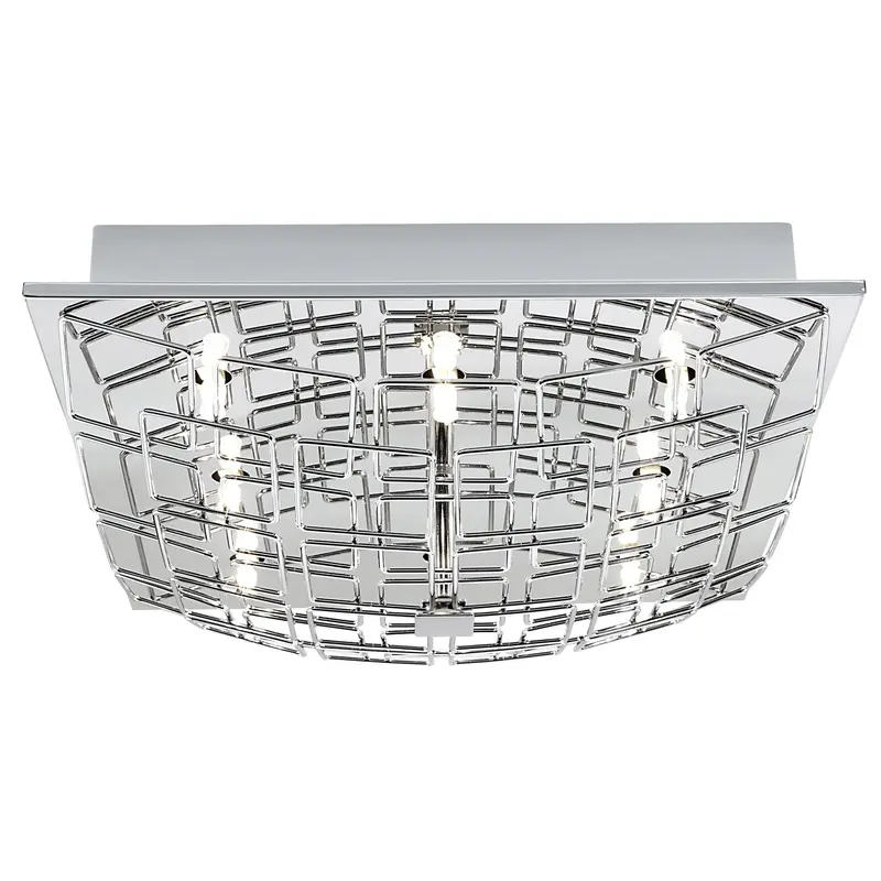 Cromer Eight Light Ceiling Mount Chrome