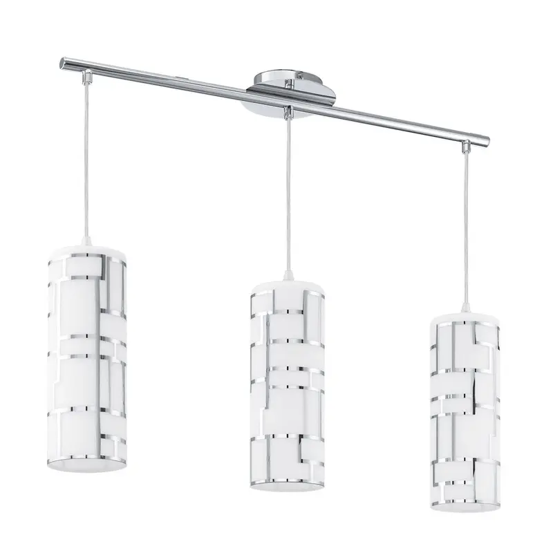 Bayman Three Light Linear Pendant Chrome