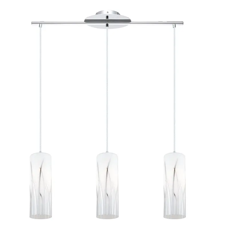 Rivato Three Light Pendant Chrome