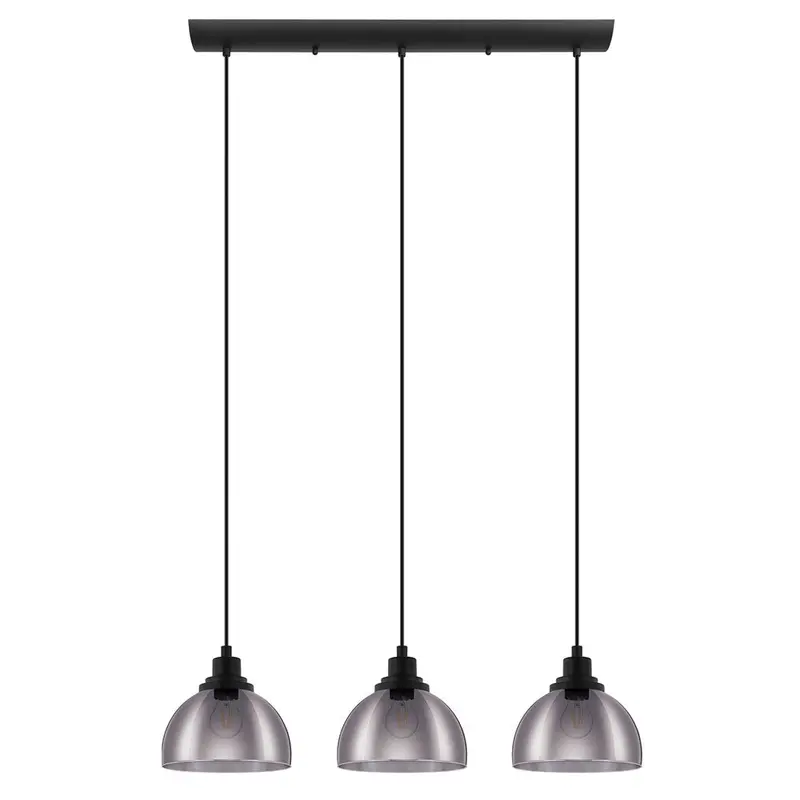 Beleser Three Light Pendant Matte Black