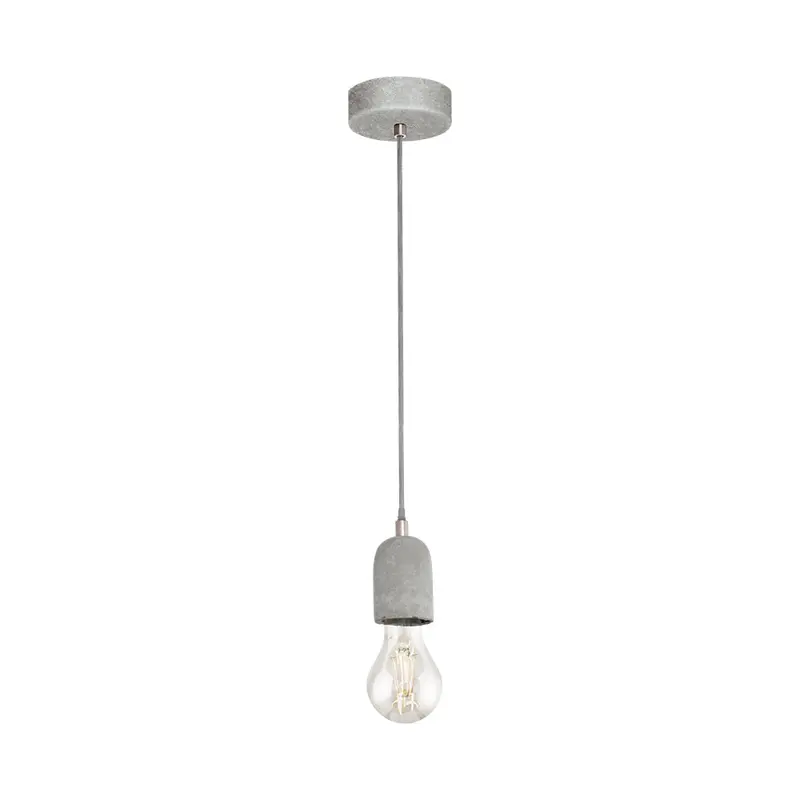 Silvares One Light Pendant Grey