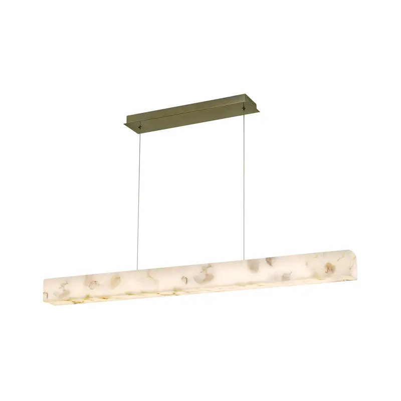 LumenAria LED Linear Pendant Brushed Brass