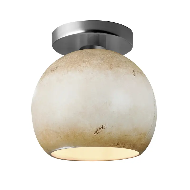 Radiance One Light Semi-Flush Mount Greco Travertine