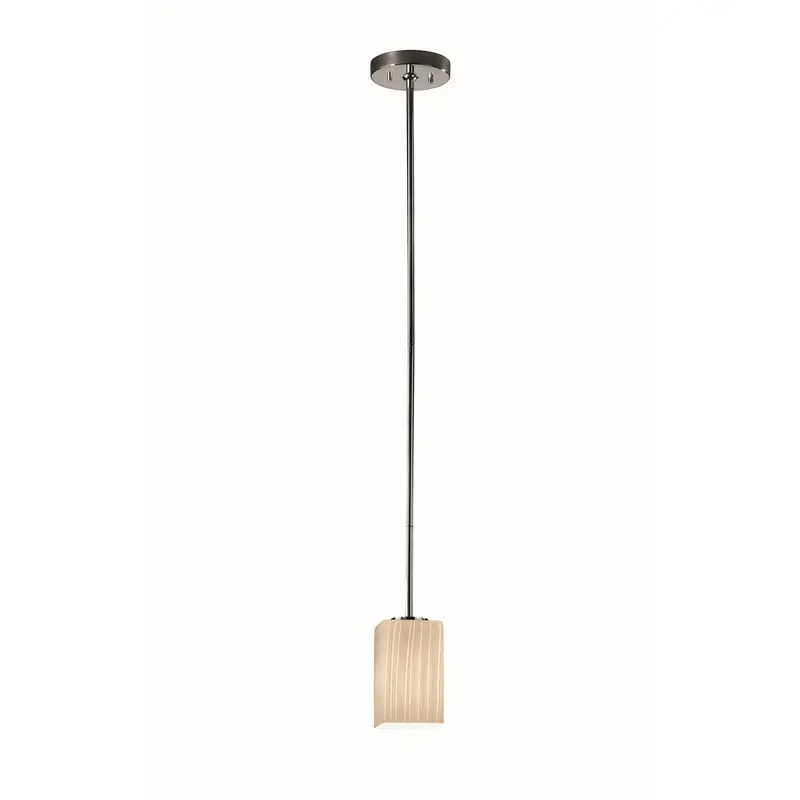 Fusion One Light Pendant Polished Chrome