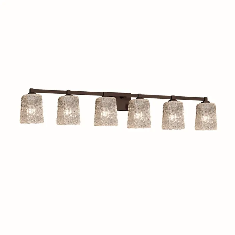 Veneto Luce Six Light Bath Bar Dark Bronze
