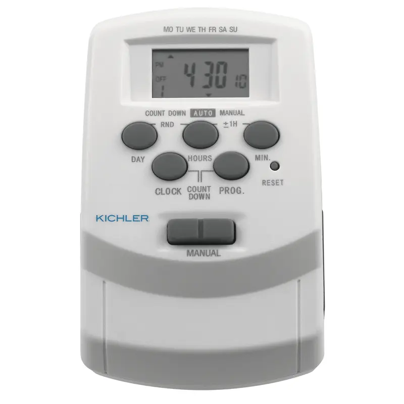 Accessory Digital Timer with Daylight Sa White