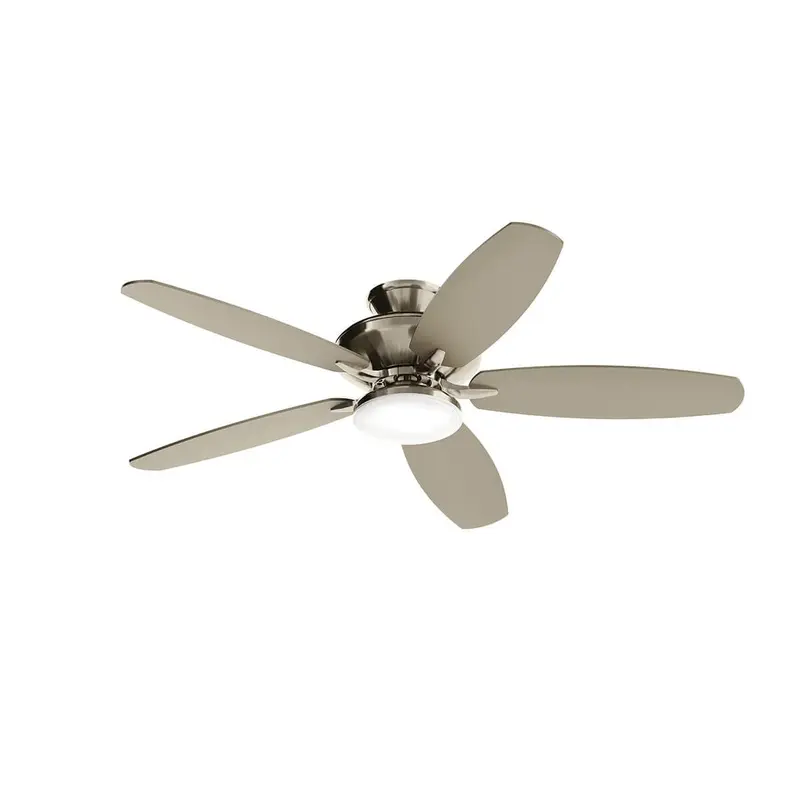 Renew Designer 52"Ceiling Fan Painted Brushed Nickel