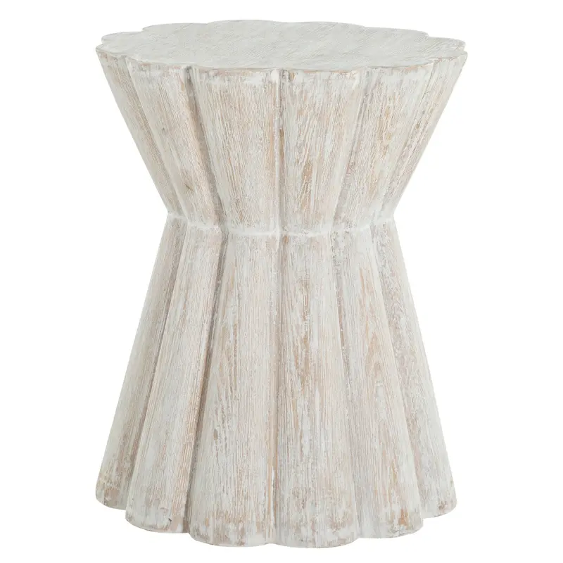Annie Side Table Light Washed Wood