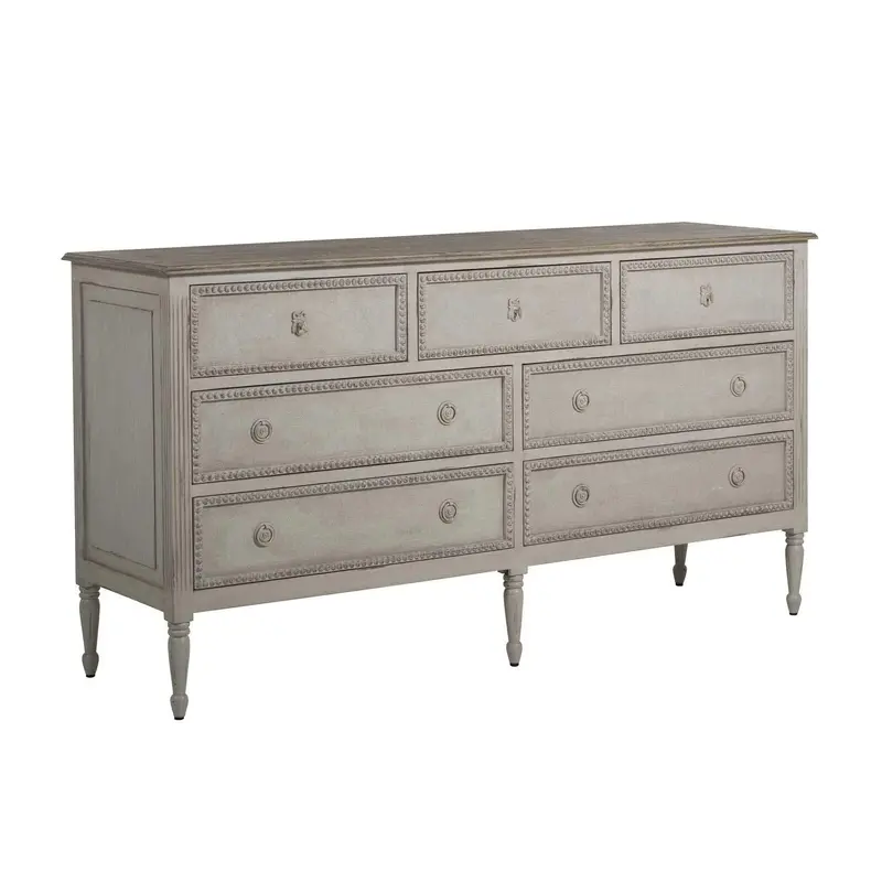 Caroline Chest Classic Antique White|Feather Gray