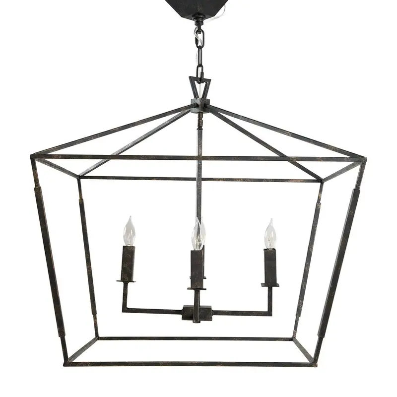 Arnold Four Light Chandelier Antique Bronze