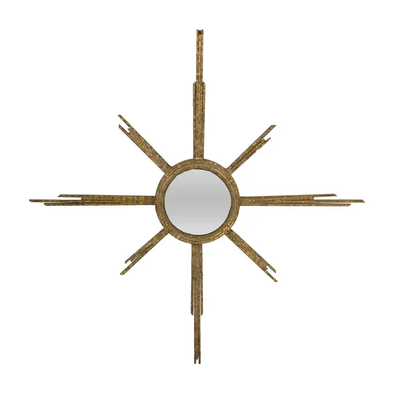 Capri Mirror Antique Gold