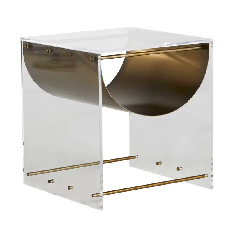 Skylar Side Table Mountain Brass