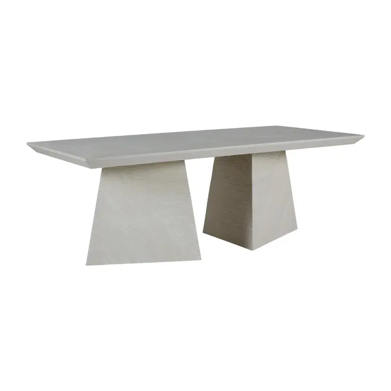 Atticus Dining Table Cerused White