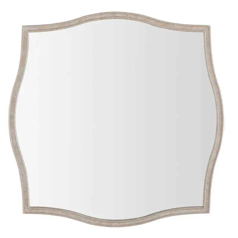 Artesia Mirror Distressed White|Clear Mirror