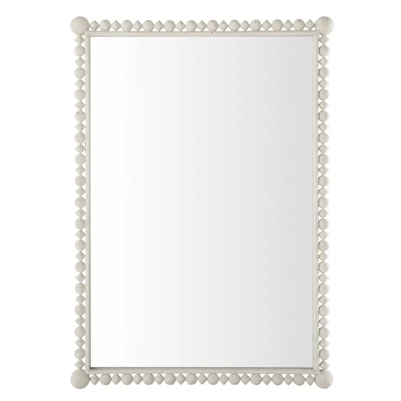 Beau Mirror Antique White|Clean Mirror