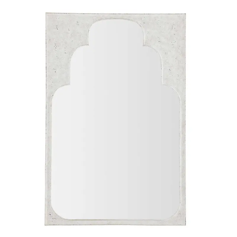 Maryland Mirror Whitewashed Wood|Clear Mirror