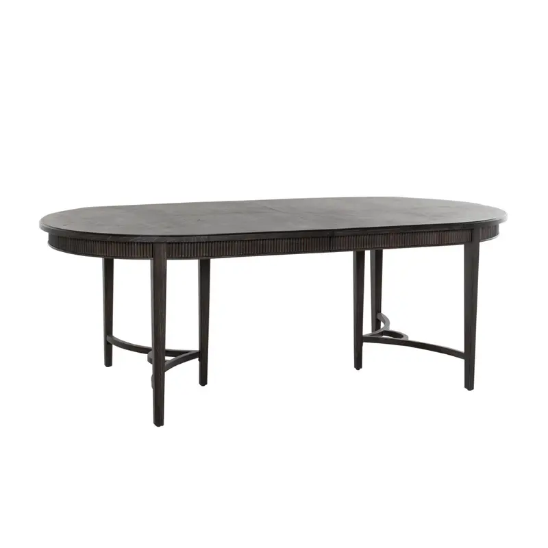 Whitlock Dining Table Cerused Forest Black