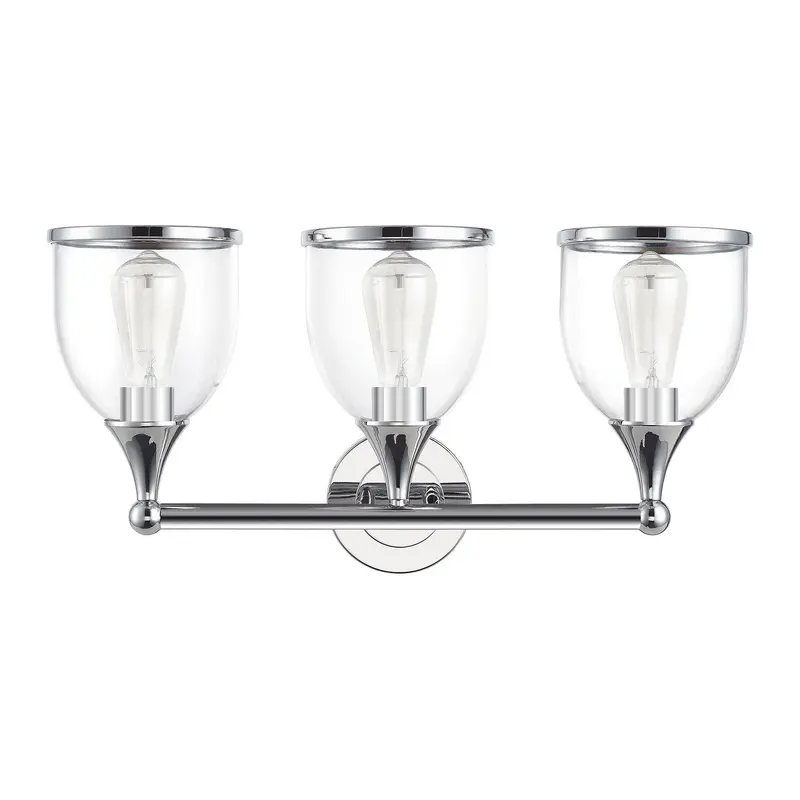 Ashridge Three Light Vanity Sconce Polished Chrome