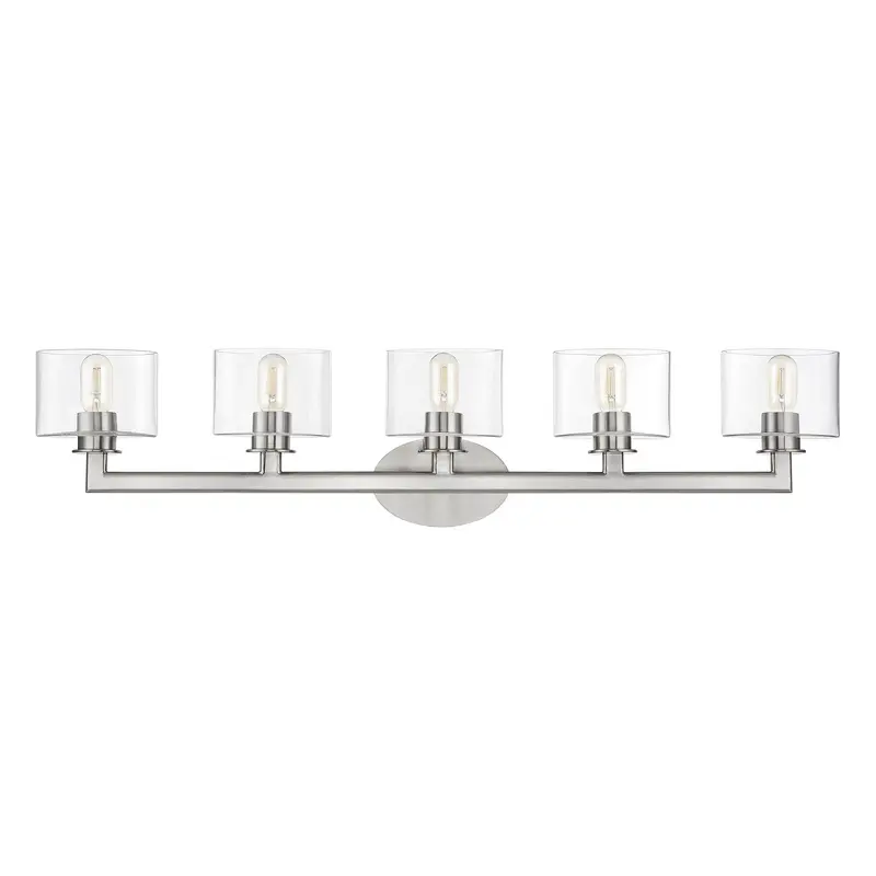 Bernardino Five Light Vanity Sconce Brushed Nickel