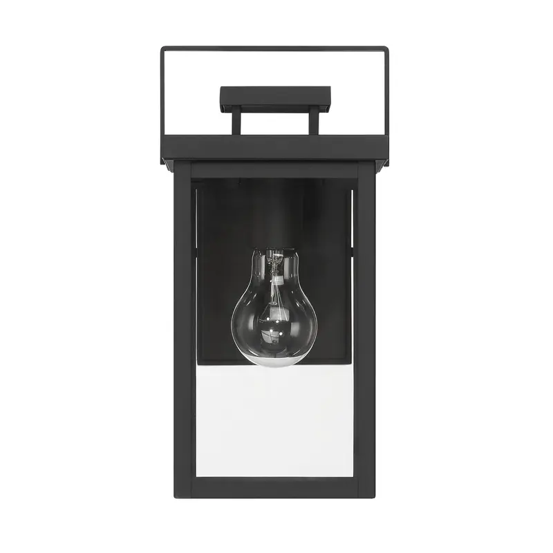 Timbergrove One Light Outdoor Wall Mount Matte Black