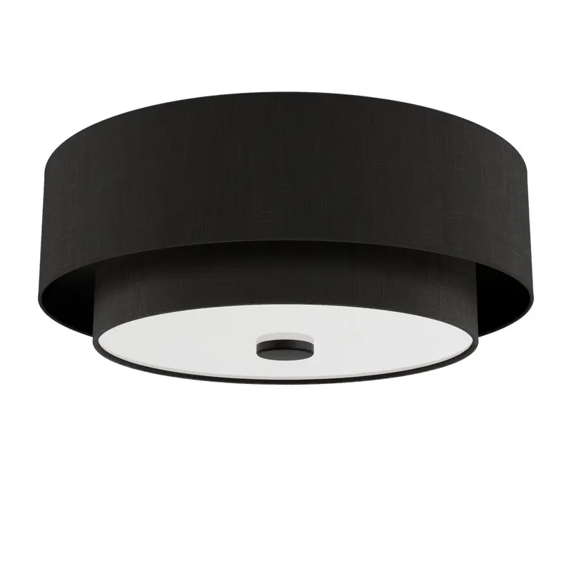 Brookside Two Light Flush Mount Matte Black