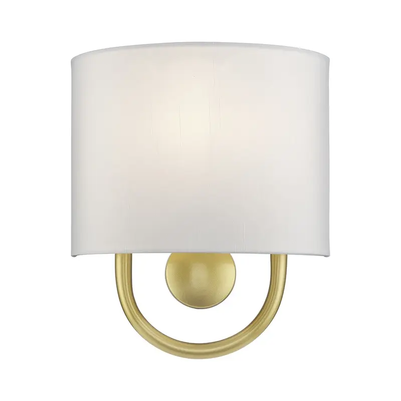 Stratton One Light Wall Sconce Soft Gold