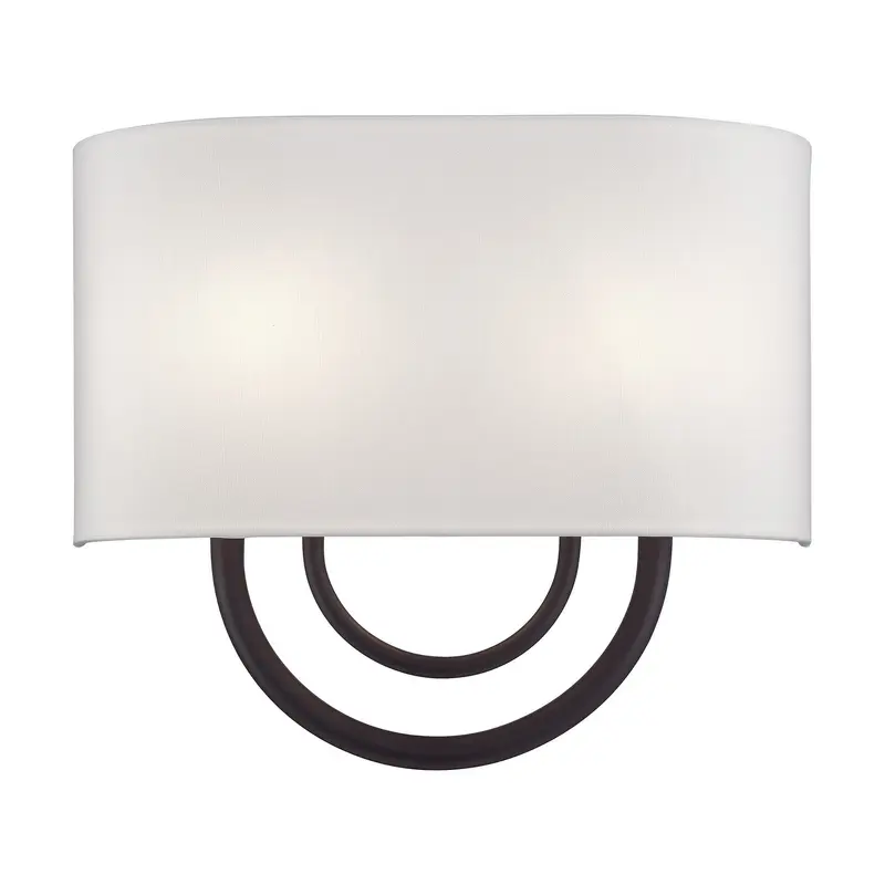 Stratton Two Light Wall Sconce Bronze