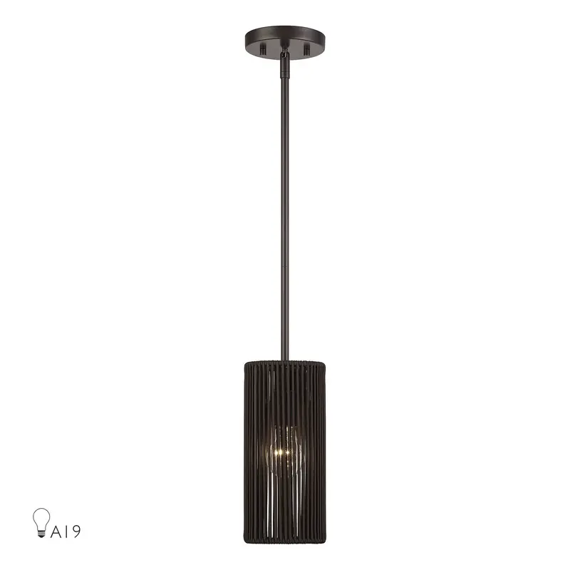 Acordia One Light Mini Pendant English Bronze