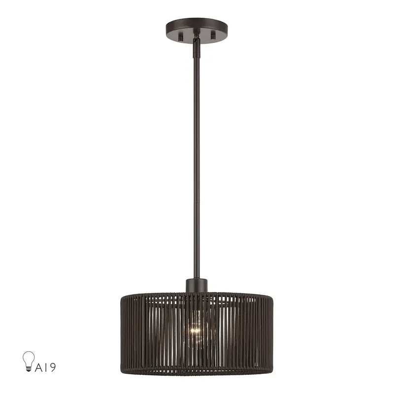Acordia One Light Pendant English Bronze