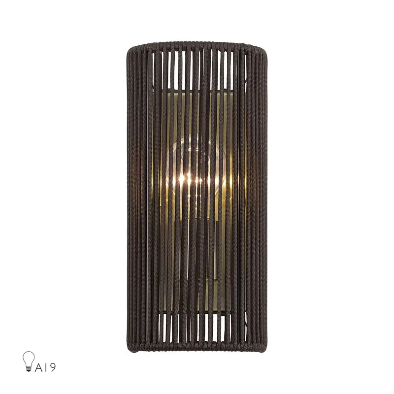 Acordia One Light Wall Sconce Antique Brass