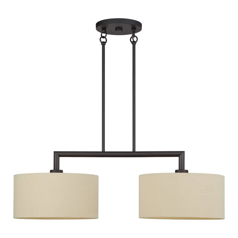 Bellingham Two Light Linear Chandelier Bronze