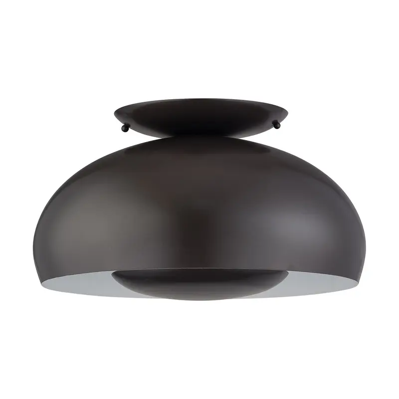 Domma Three Light Semi-Flush Mount English Bronze