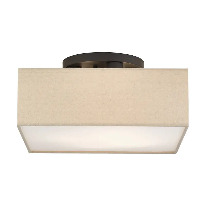 Summit Four Light Semi-Flush Mount Bronze