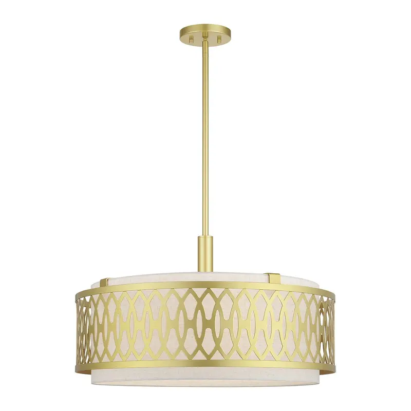 Vistaview Five Light Pendant Chandelier Soft Gold