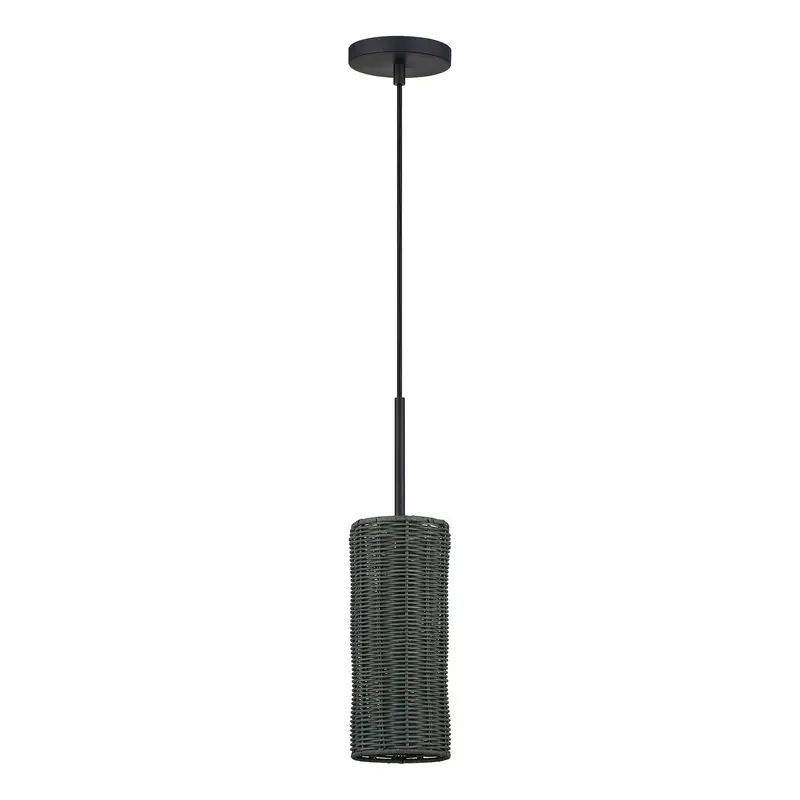 Weavington One Light Mini Pendant Black
