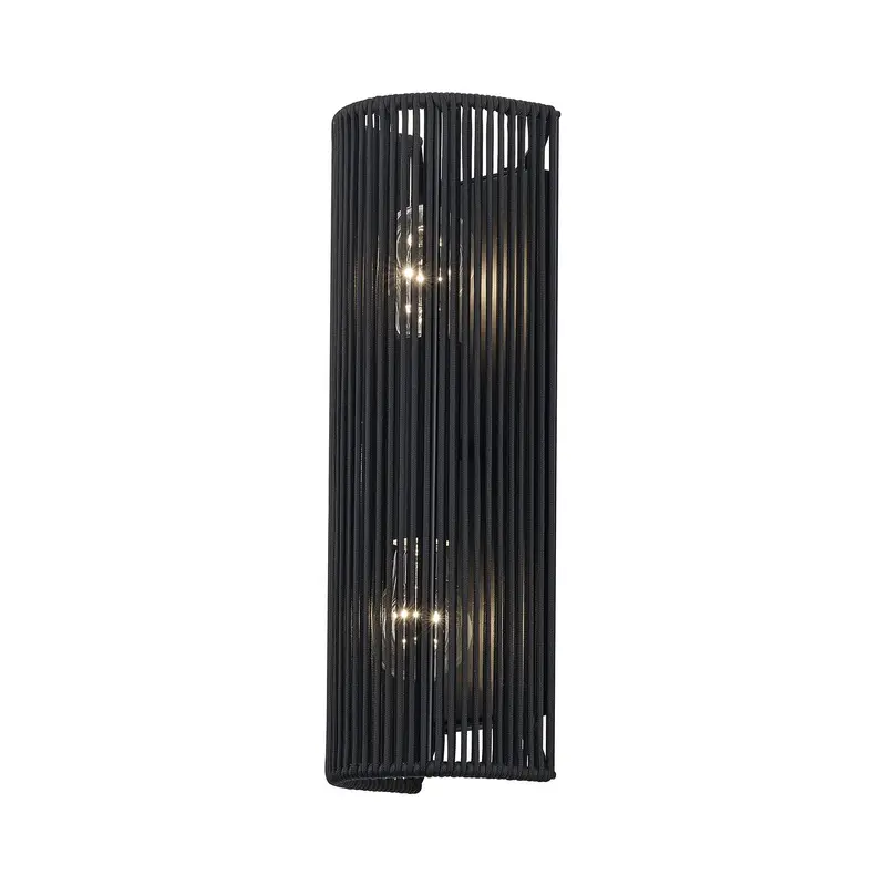 Acordia Two Light Wall Sconce Black