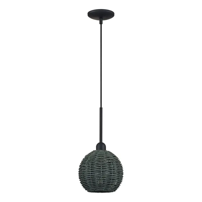 Deluna One Light Mini Pendant Black