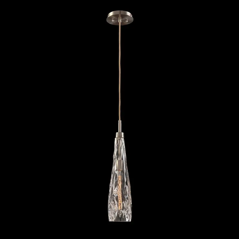 One Light Pendant Brushed