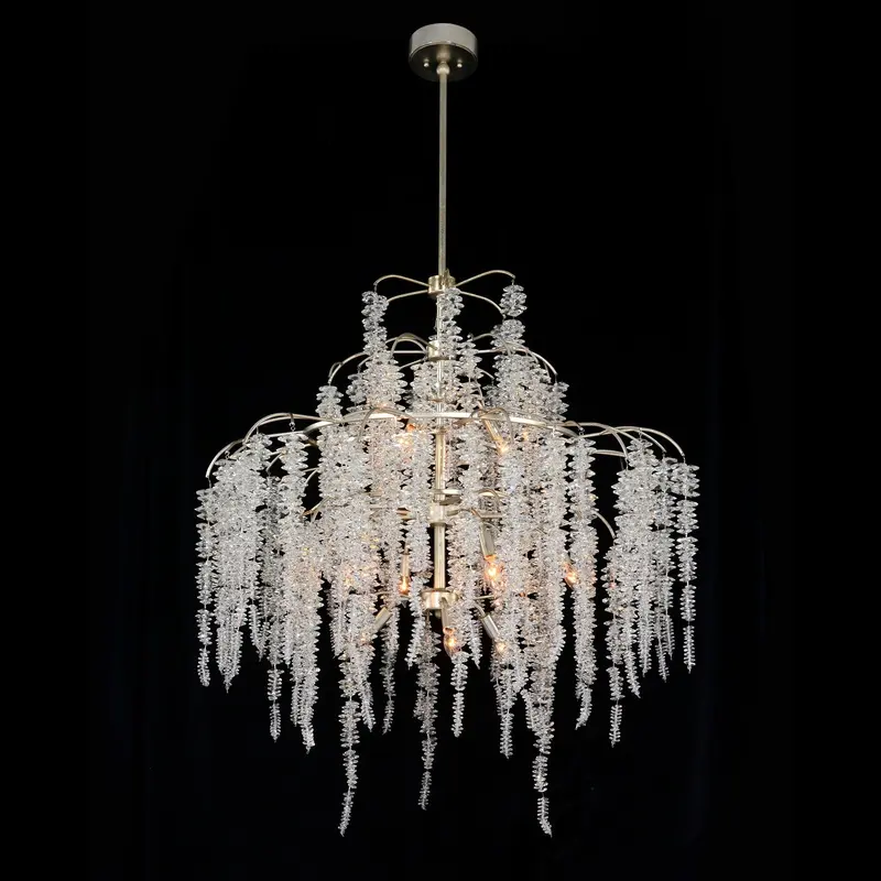 12 Light Chandelier Antiqued
