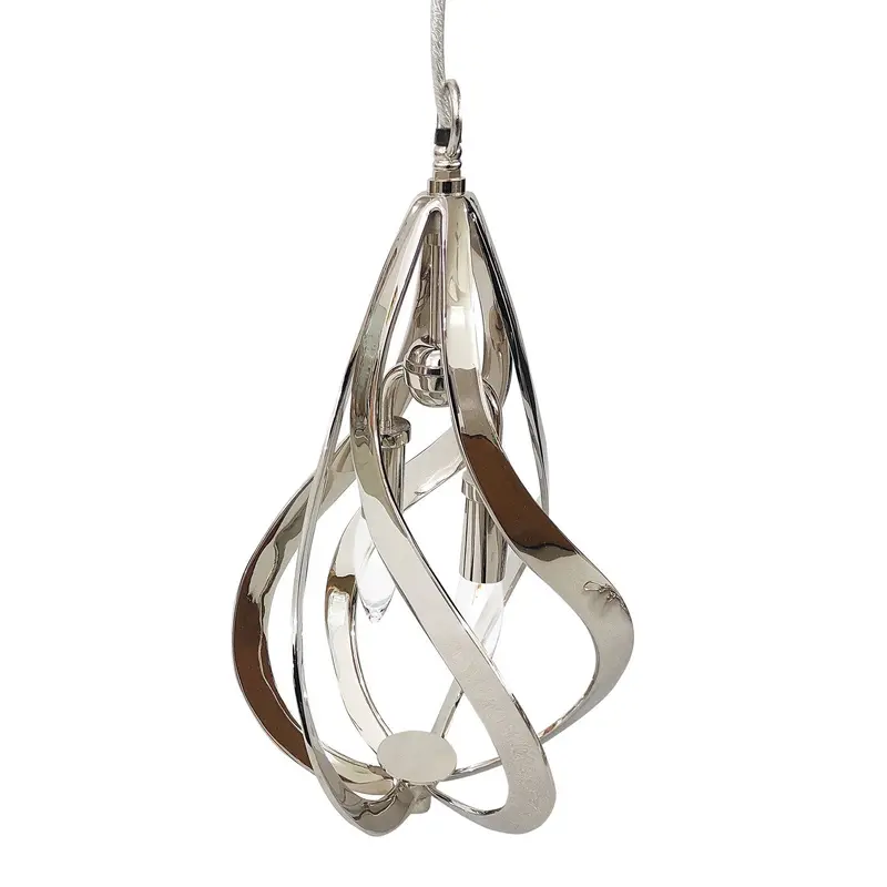 Two Light Pendant Nickel