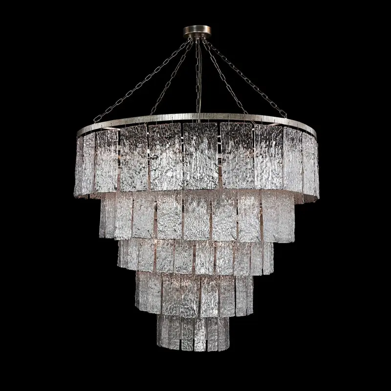 24 Light Chandelier Silver